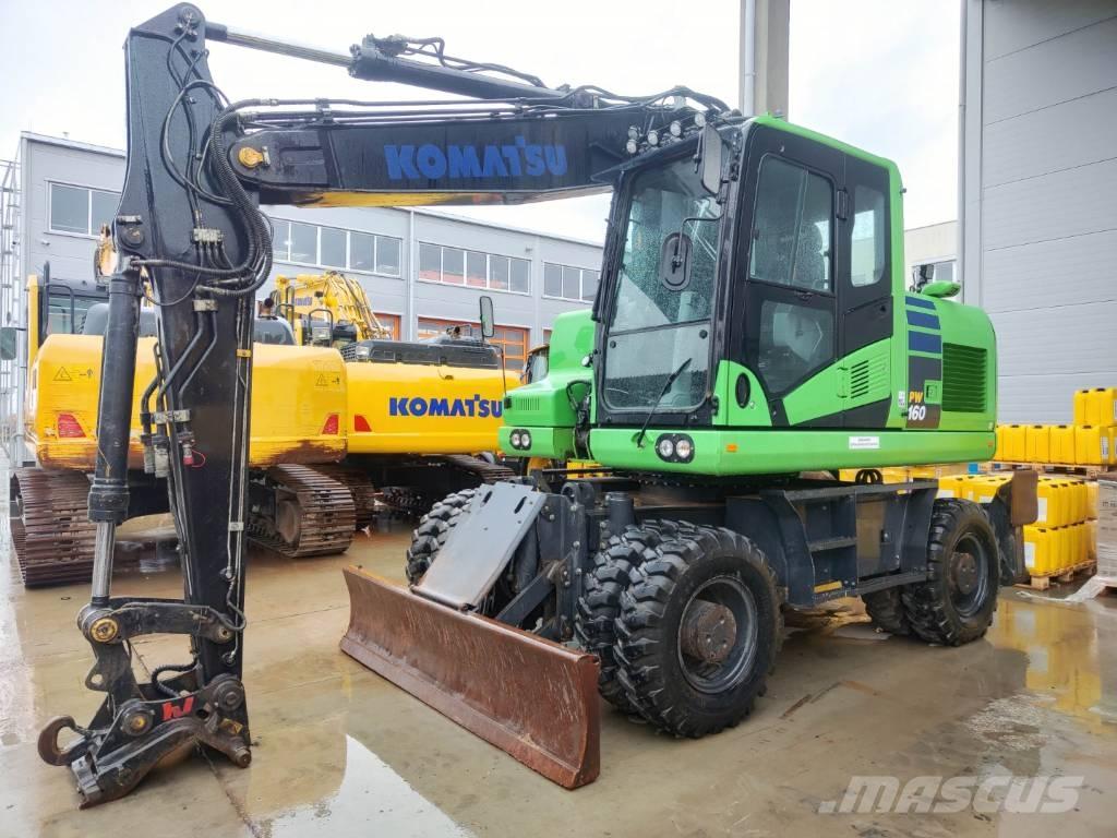 Komatsu PW 160-11 ホイール式油圧ショベル（パワーショベル・ユンボ・バックホー）