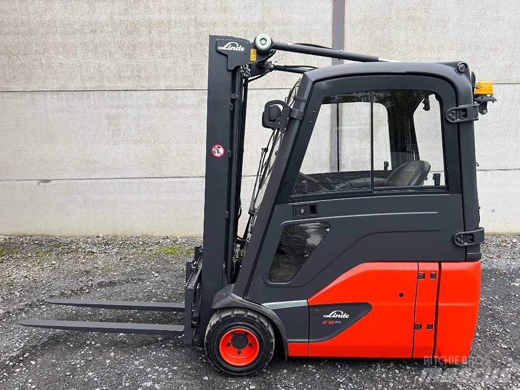 Linde E16-02 EVO バッテリーフォークリフト