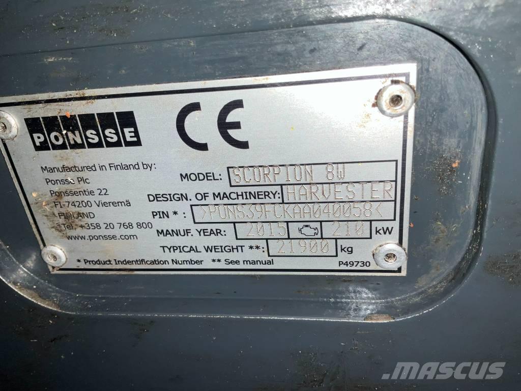 Ponsse SCORPION 8W ハーベスター