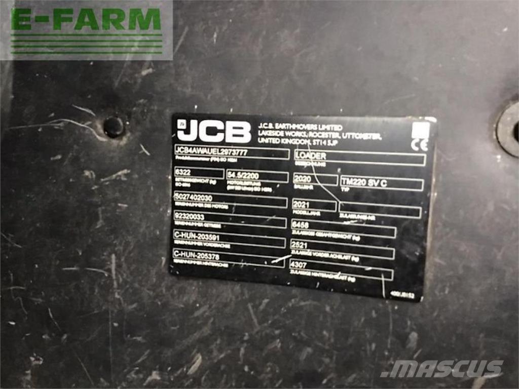 JCB tm 220 農業用テレハンドラー