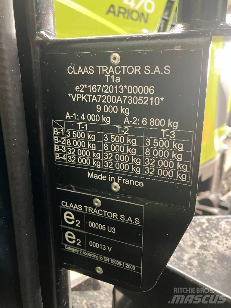 Claas Arion 470 トラクター