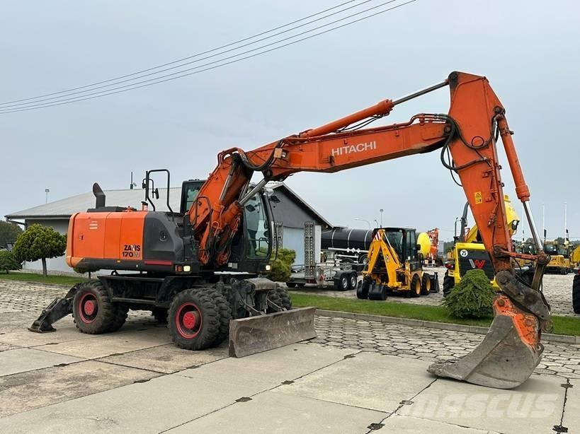 Hitachi ZX 170 W-5 B ホイール式油圧ショベル（パワーショベル・ユンボ・バックホー）