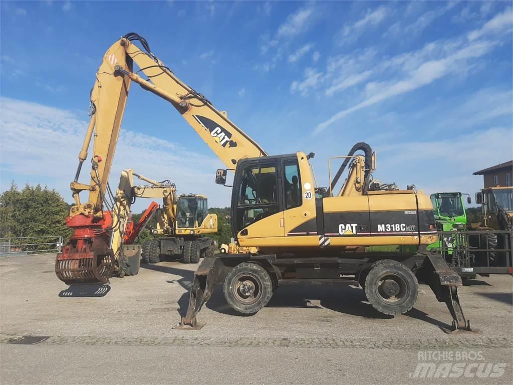 CAT M318C MH ホイール式油圧ショベル（パワーショベル・ユンボ・バックホー）