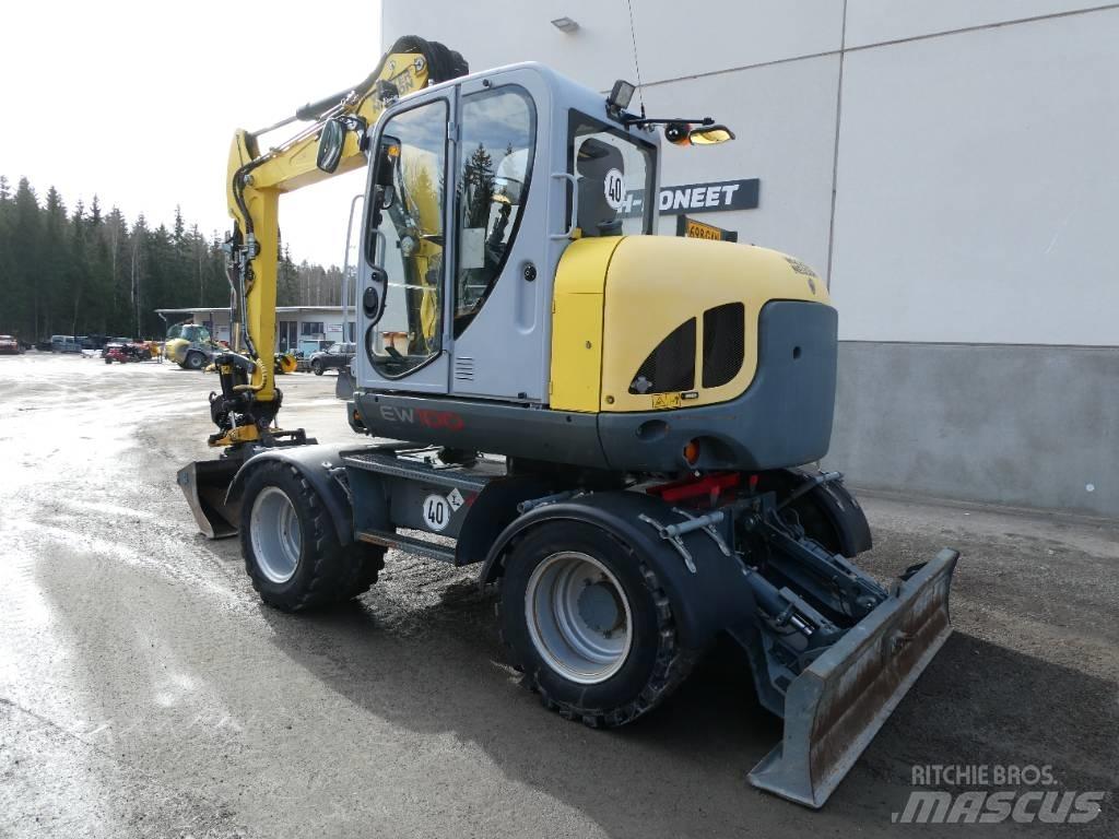 Wacker Neuson EW 100 ホイール式油圧ショベル（パワーショベル・ユンボ・バックホー）
