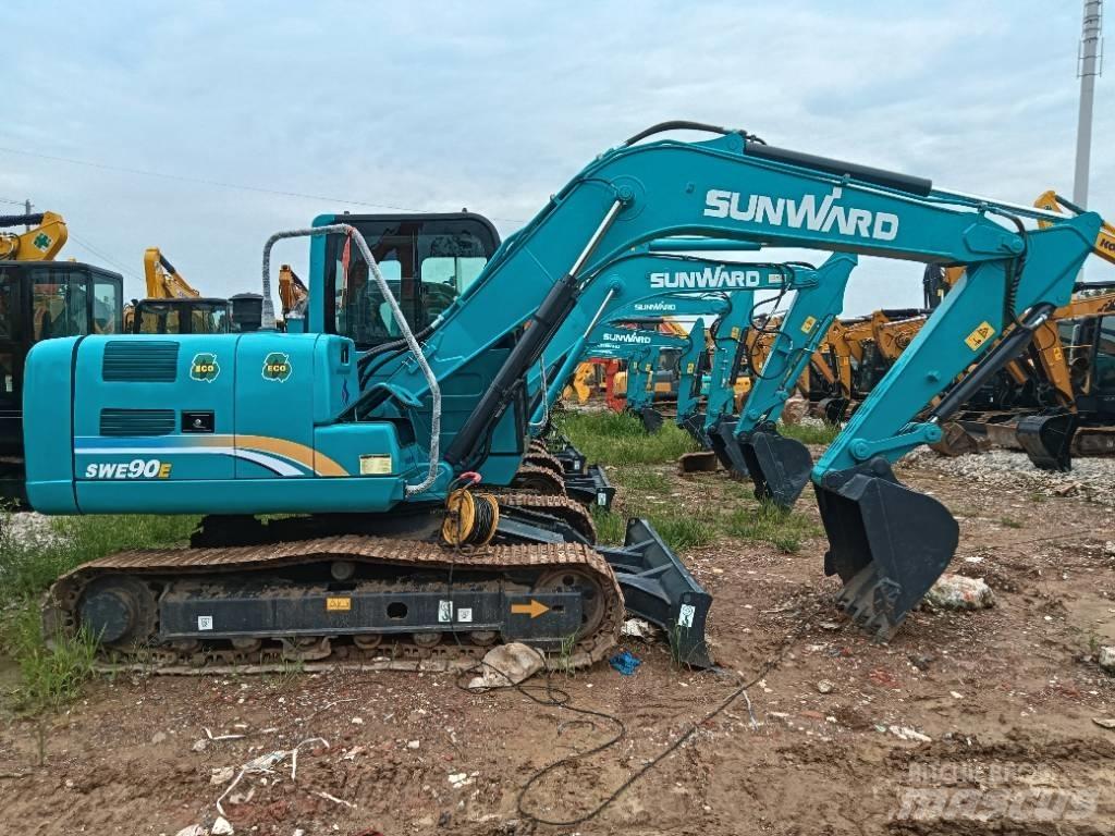 Sunward SWE 90 中型油圧ショベル 7ｔ-12ｔ（ユンボ・パワーショベル・バックホー）