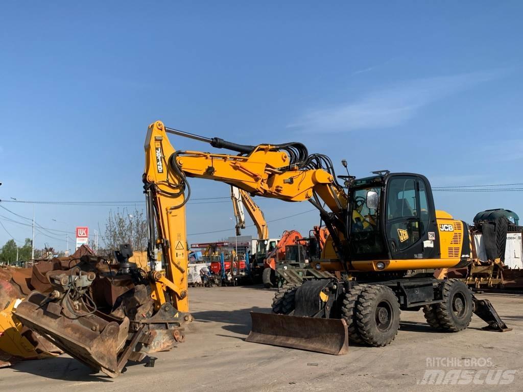 JCB JS 145 W ホイール式油圧ショベル（パワーショベル・ユンボ・バックホー）