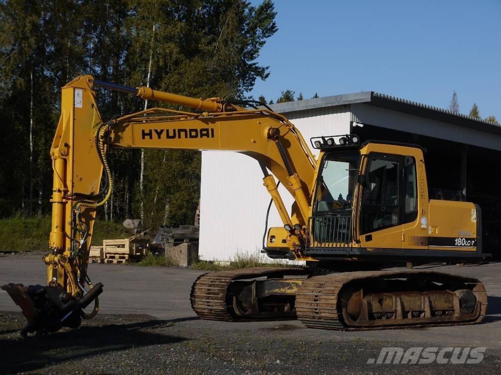 Hyundai R 180 LC-7 大型油圧ショベル12t以上（パワーショベル・ユンボ）