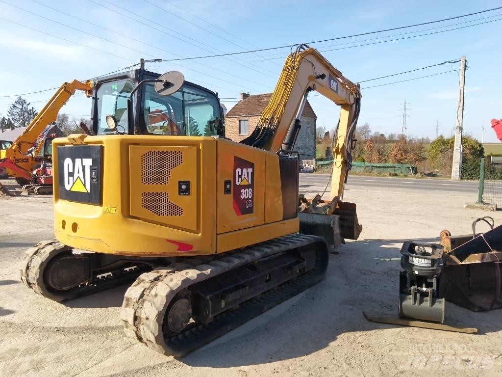 CAT 308 C CR 中型油圧ショベル 7ｔ-12ｔ（ユンボ・パワーショベル・バックホー）