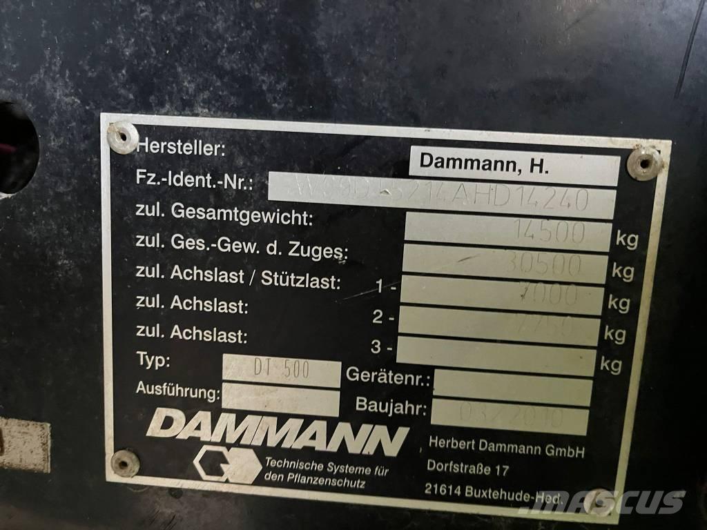 Dammann DT 500 自走式噴霧器