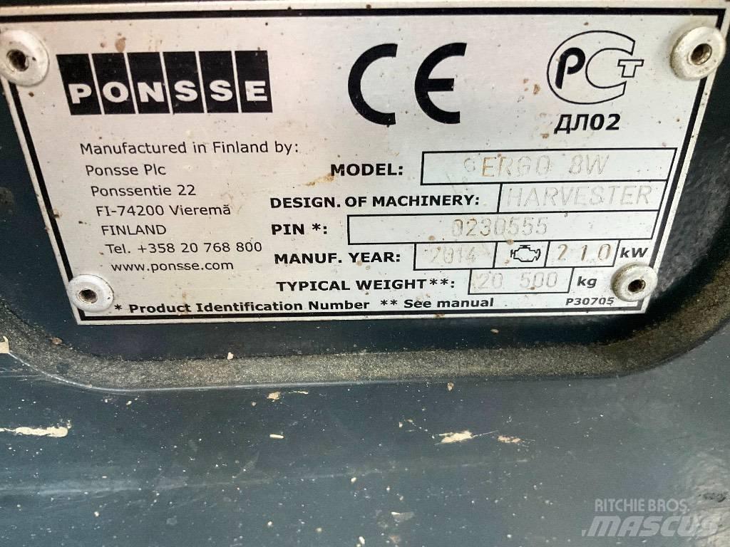 Ponsse Ergo 8W ハーベスター