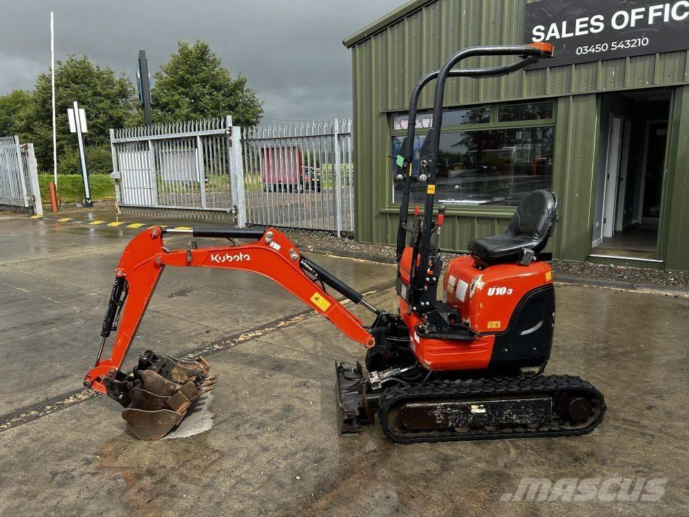 Kubota U 10-3 ミニ油圧ショベル 7t以下（ミニユンボ・ミニディガー）