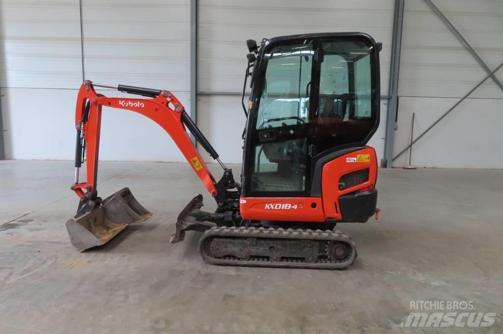 Kubota KX 018-4 ミニ油圧ショベル 7t以下（ミニユンボ・ミニディガー）