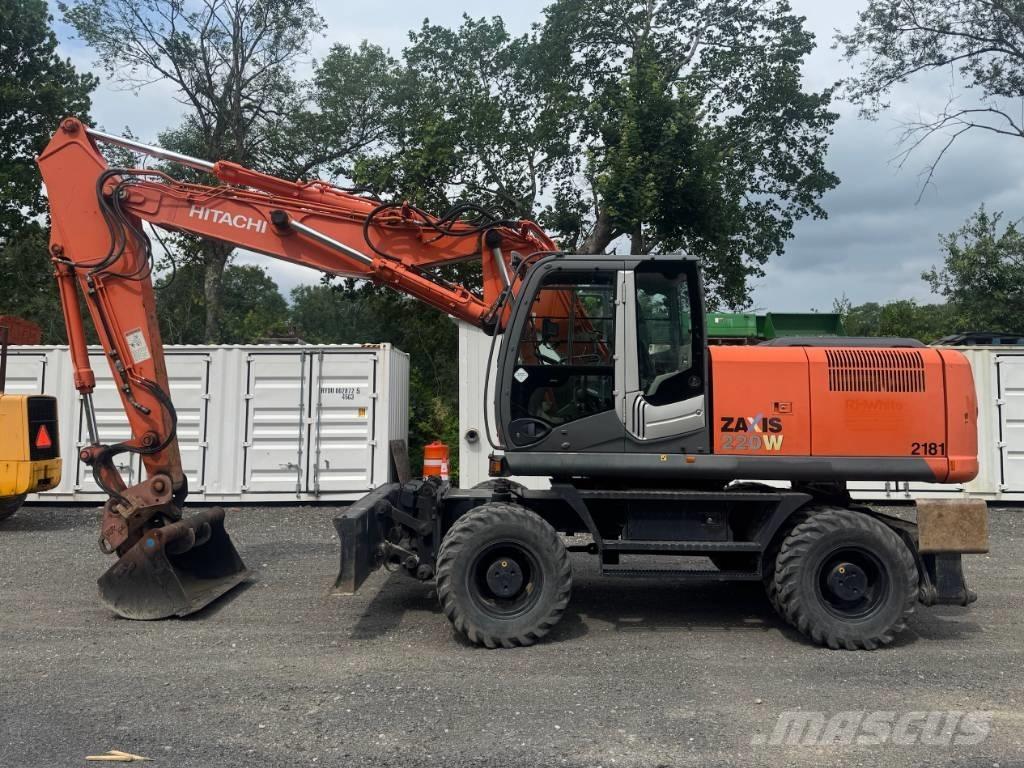 Hitachi ZX 220 W-3 ホイール式油圧ショベル（パワーショベル・ユンボ・バックホー）