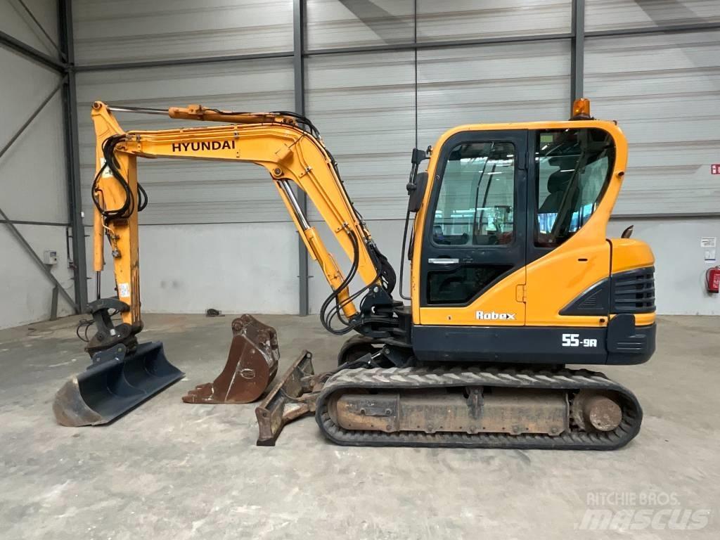 Hyundai Robex 55-9 A ミニ油圧ショベル 7t以下（ミニユンボ・ミニディガー）