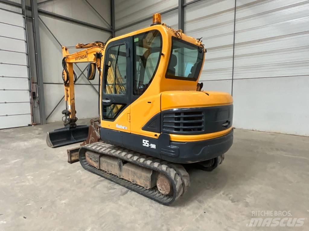 Hyundai Robex 55-9 A ミニ油圧ショベル 7t以下（ミニユンボ・ミニディガー）