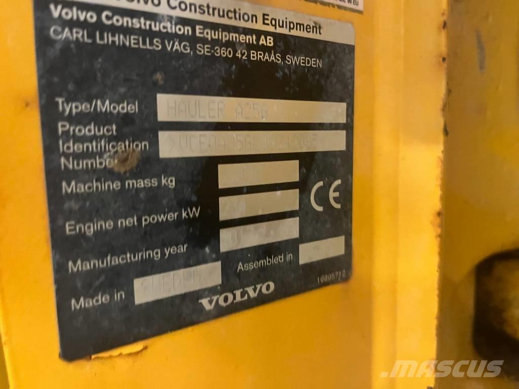 Volvo A25 G アーティキュレート式ダンプトラック
