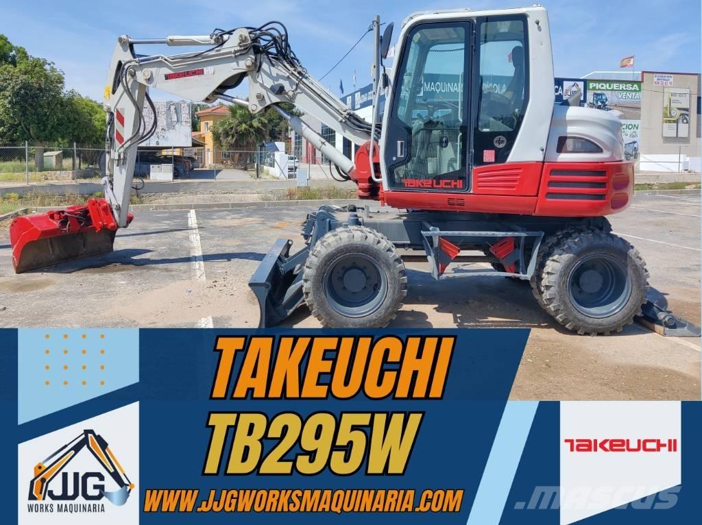 Takeuchi TB 295 W ホイール式油圧ショベル（パワーショベル・ユンボ・バックホー）
