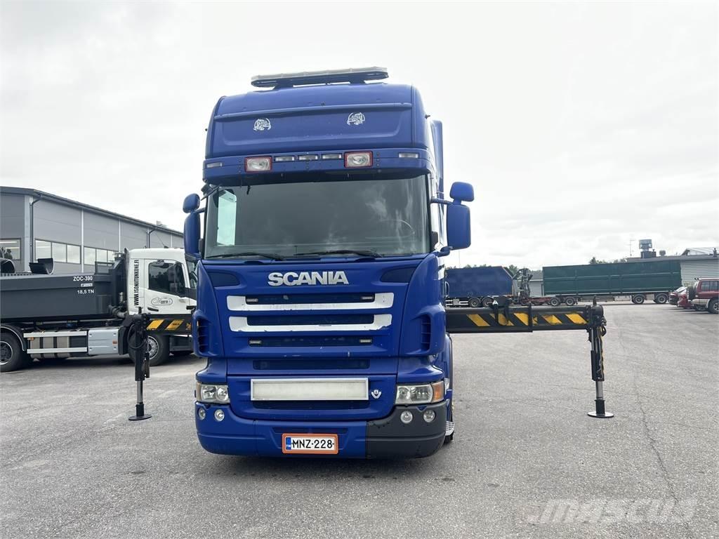 Scania R 560 6X2 クレーントラック、ユニック車