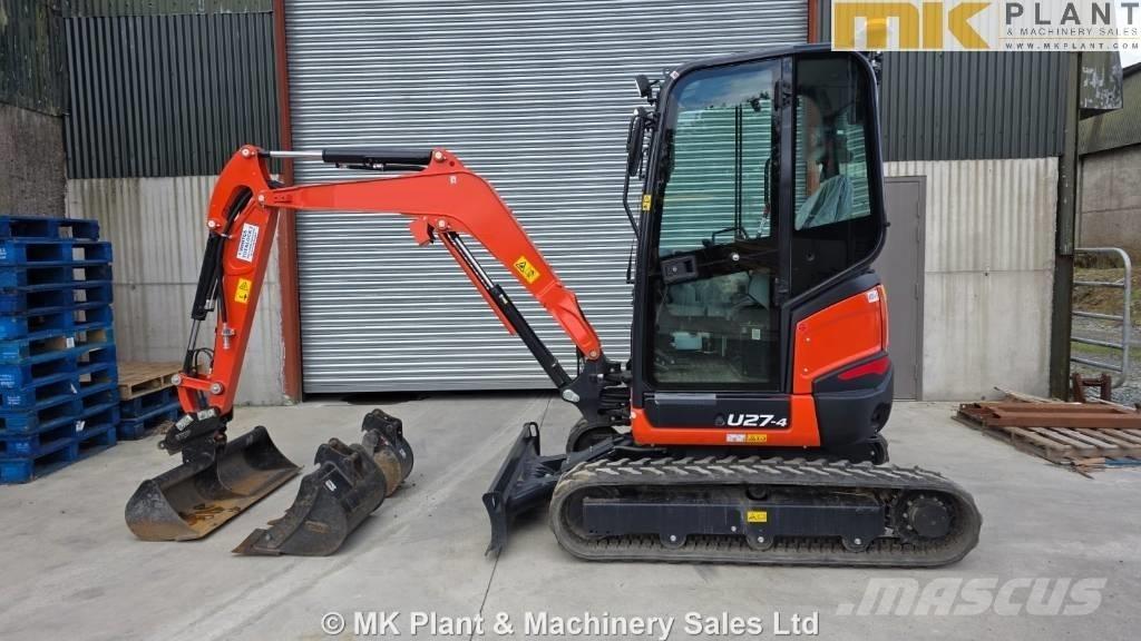 Kubota U 27-4 ミニ油圧ショベル 7t以下（ミニユンボ・ミニディガー）