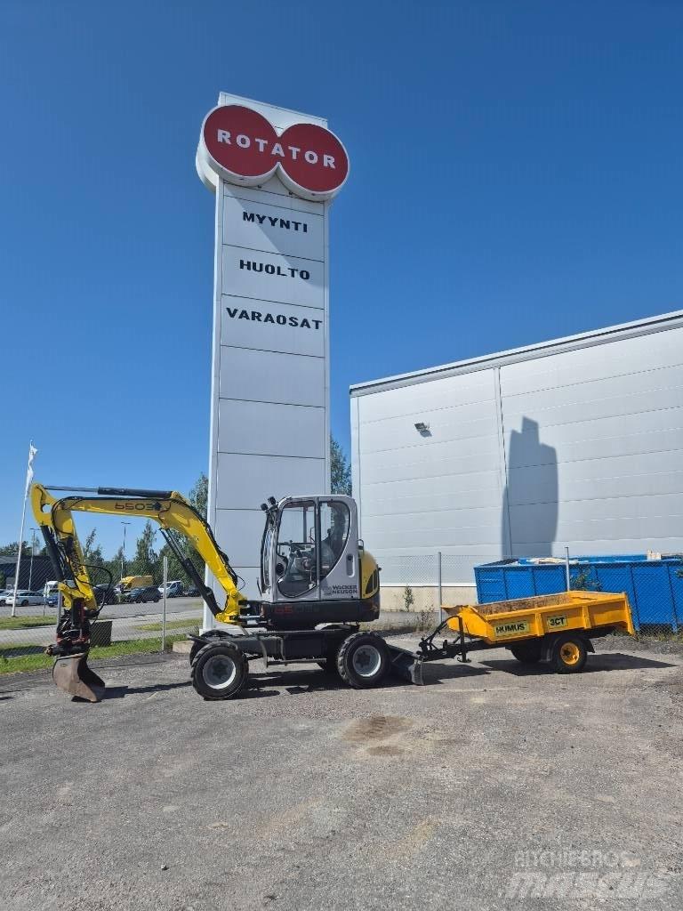 Wacker Neuson 6503 ホイール式油圧ショベル（パワーショベル・ユンボ・バックホー）
