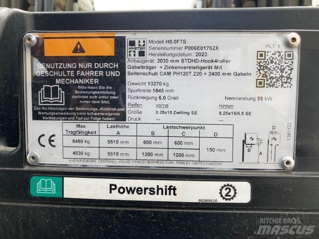 Hyster H 8.0 FTS ディーゼル・軽油