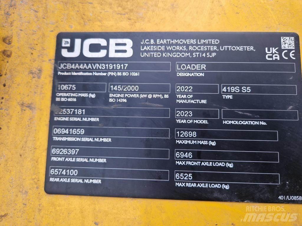 JCB 419S 農業機械 -　その他