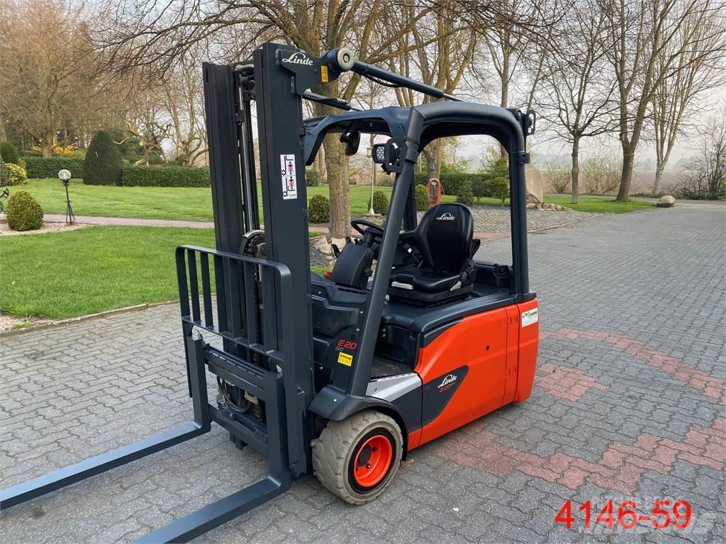 Linde E 20 L 02 バッテリーフォークリフト