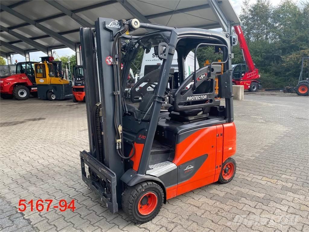 Linde E 20 PH 02 バッテリーフォークリフト