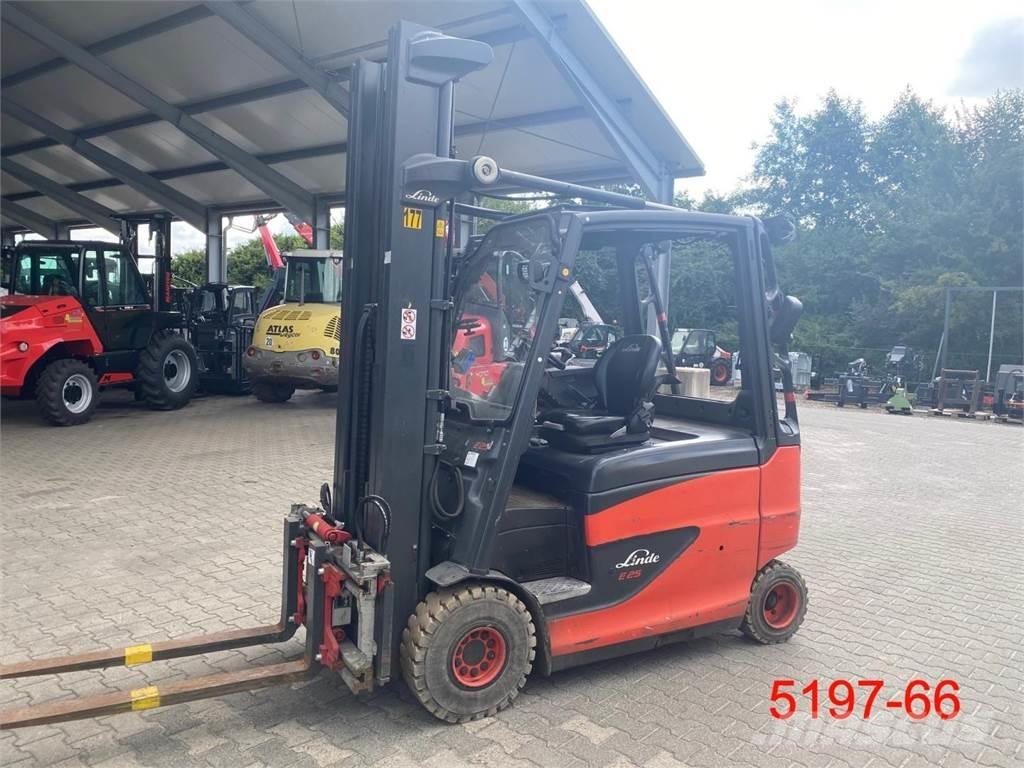 Linde E 25 HL - 01 600 バッテリーフォークリフト