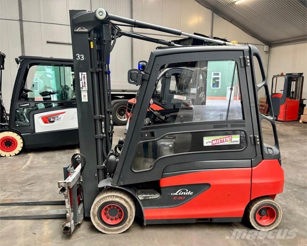 Linde E 30 - 01 バッテリーフォークリフト