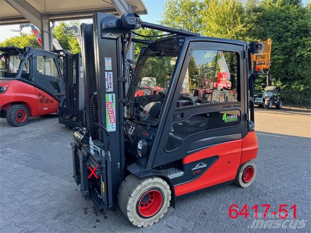 Linde E 35 L 01 バッテリーフォークリフト