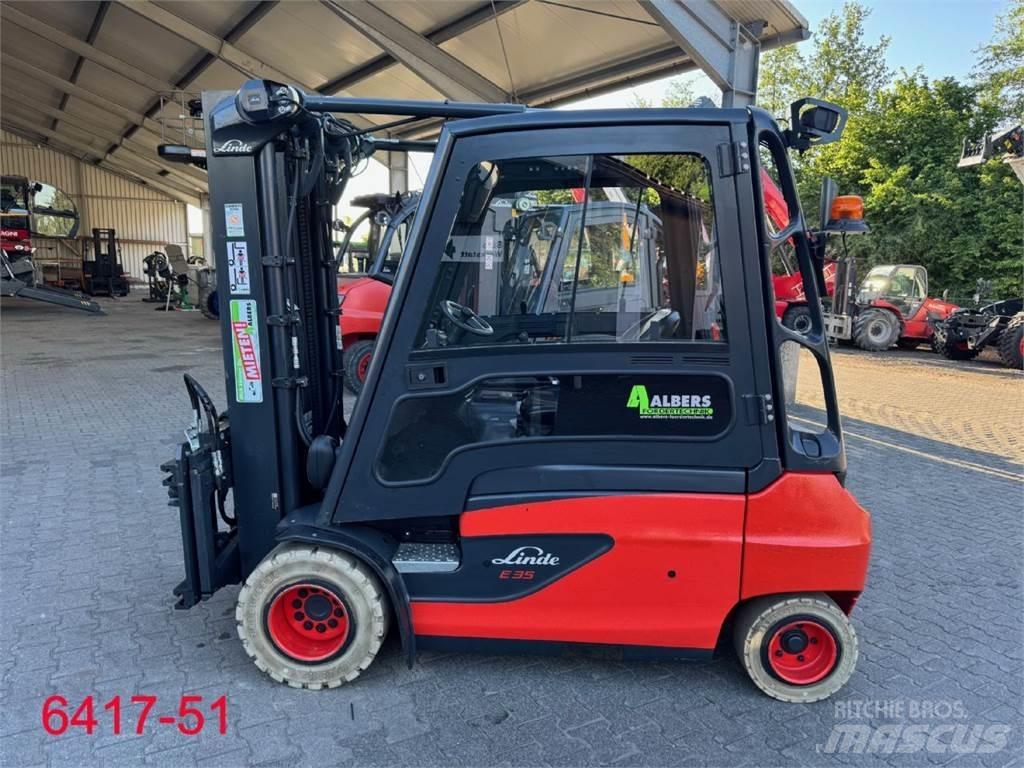 Linde E 35 L 01 バッテリーフォークリフト
