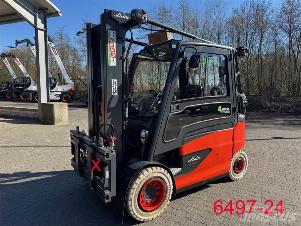 Linde E 45 HL 600 バッテリーフォークリフト