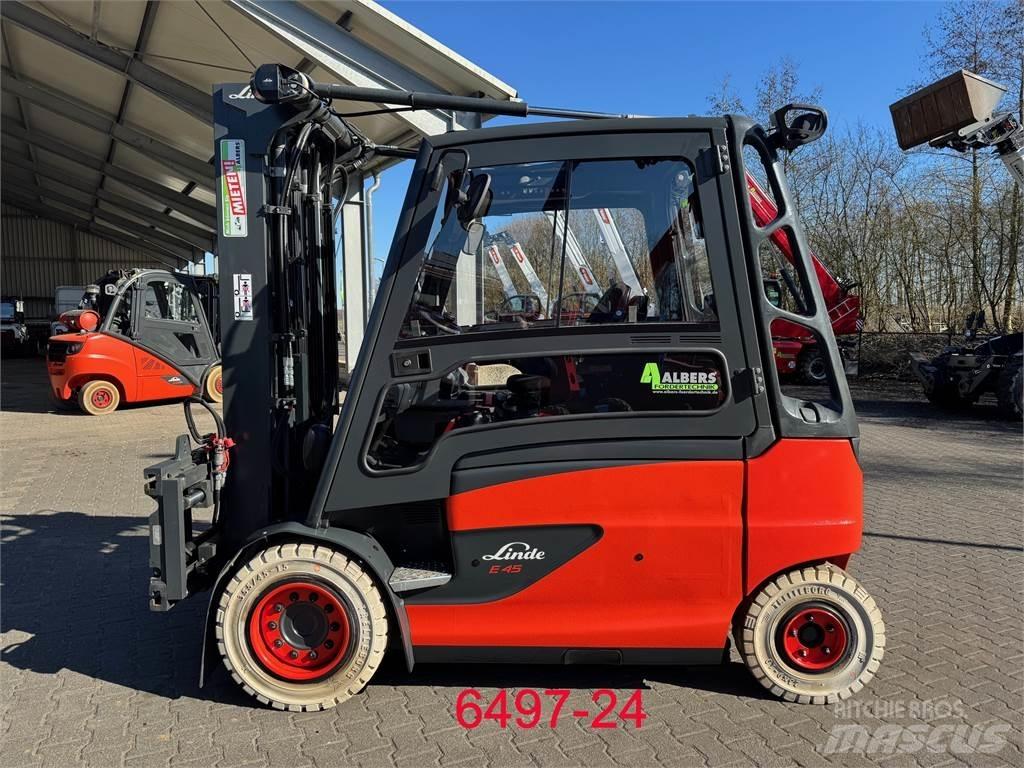 Linde E 45 HL 600 バッテリーフォークリフト