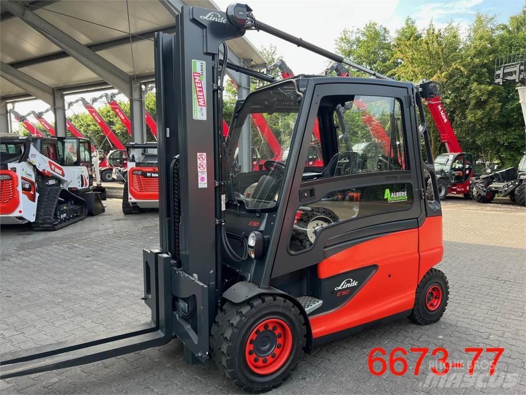 Linde E 50 HL バッテリーフォークリフト
