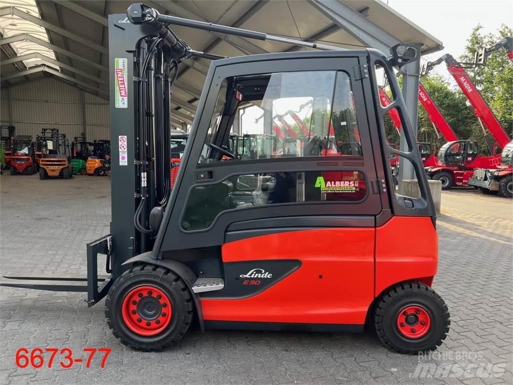 Linde E 50 HL バッテリーフォークリフト