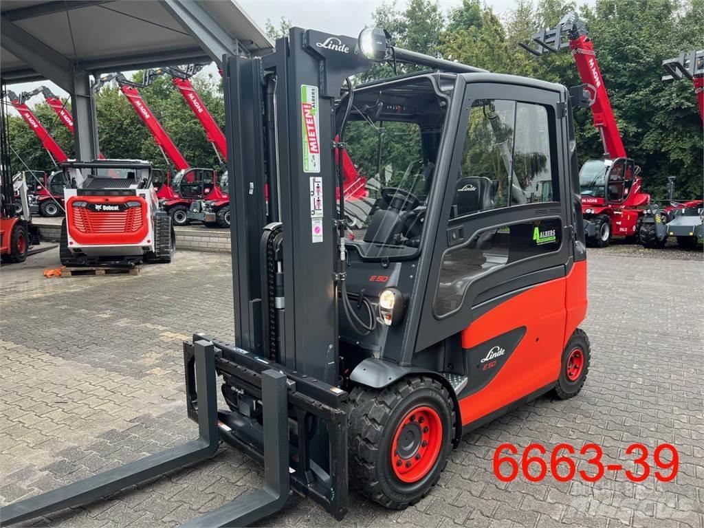 Linde E 50 HL 01 バッテリーフォークリフト