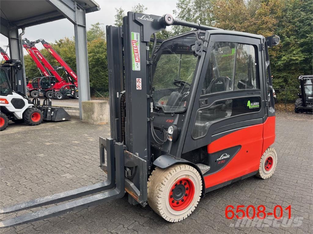 Linde E 50 HL 01 バッテリーフォークリフト