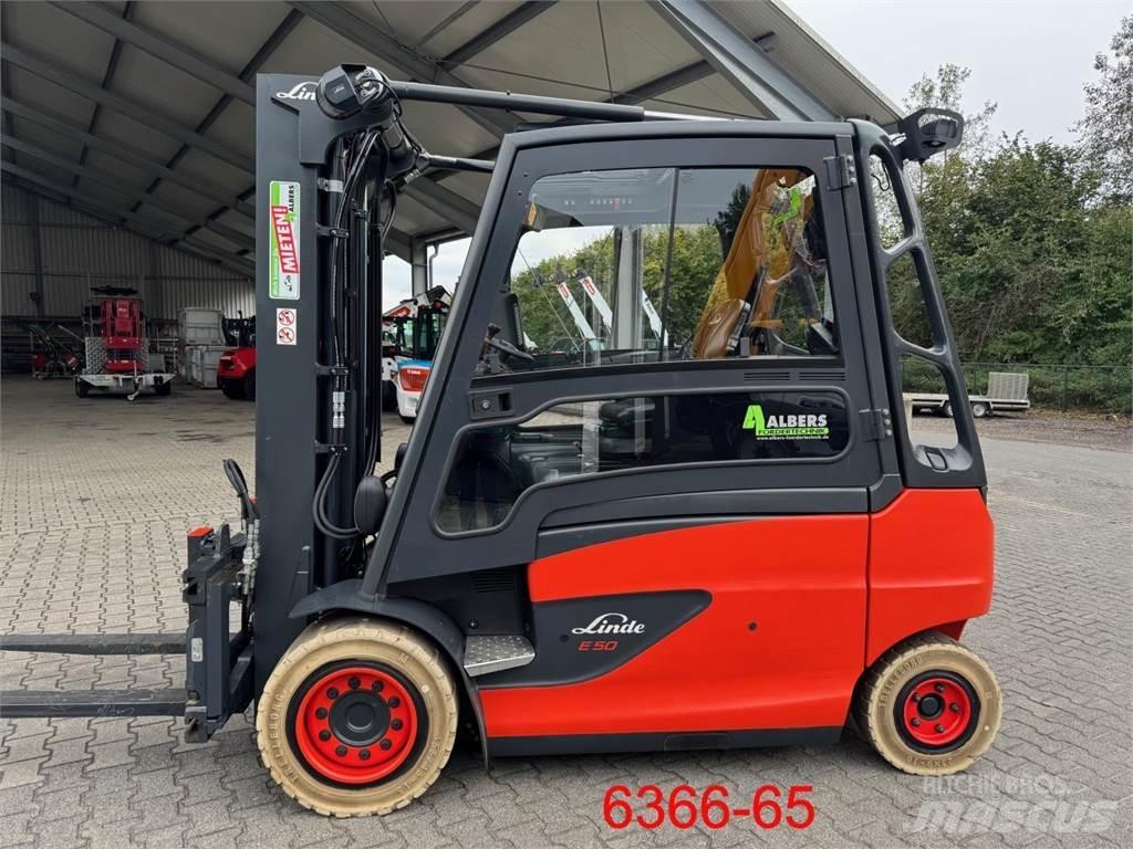 Linde E 50 HL - 01 / 600 バッテリーフォークリフト