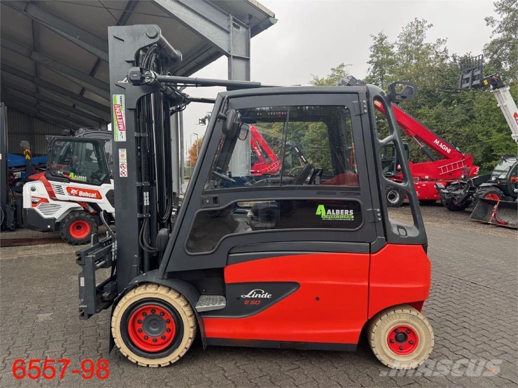 Linde E 50 HL 01 600 バッテリーフォークリフト