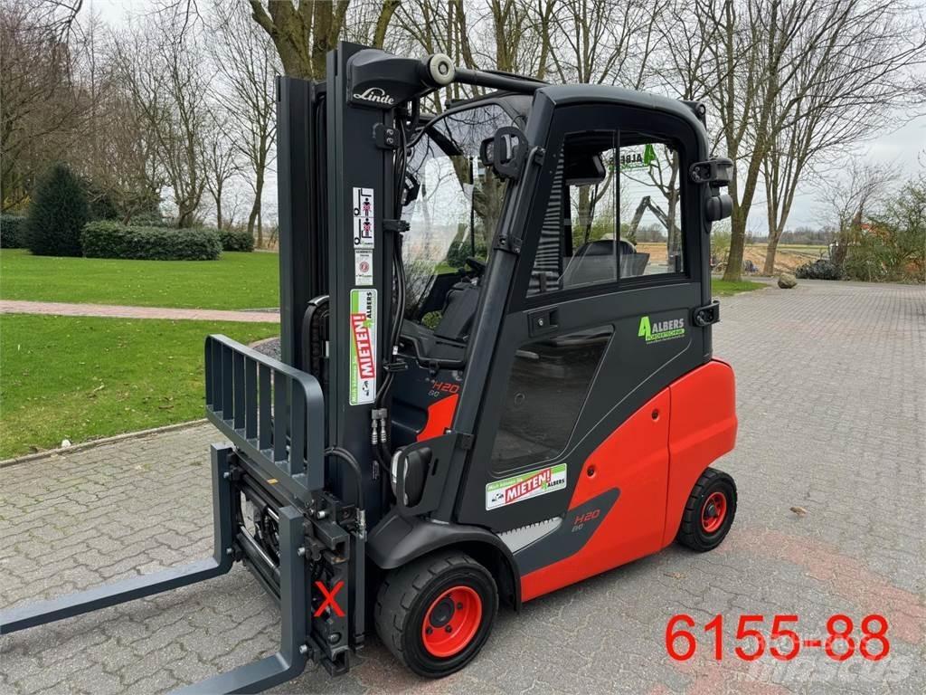 Linde H 20 T 01 LPGフォークリフト