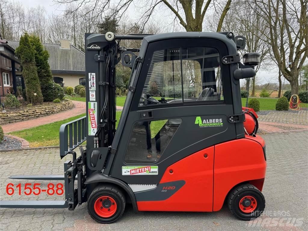 Linde H 20 T 01 LPGフォークリフト
