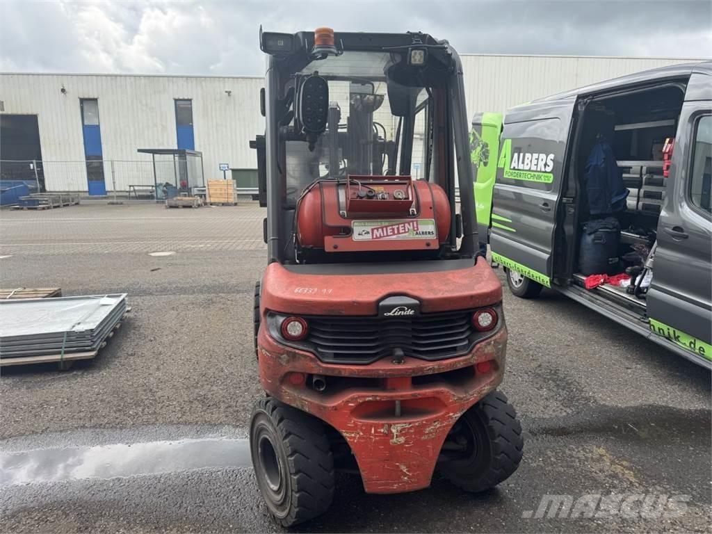 Linde H 35 T 01 LPGフォークリフト