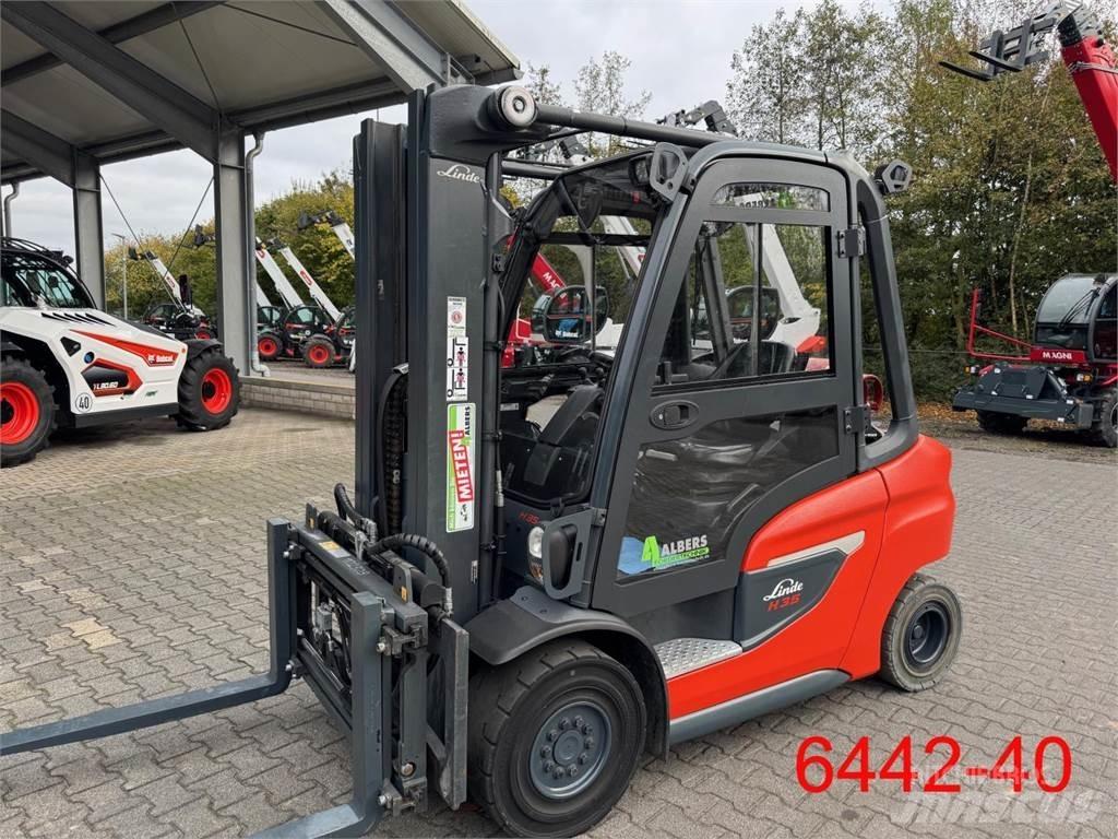 Linde H 35 T 01 LPGフォークリフト