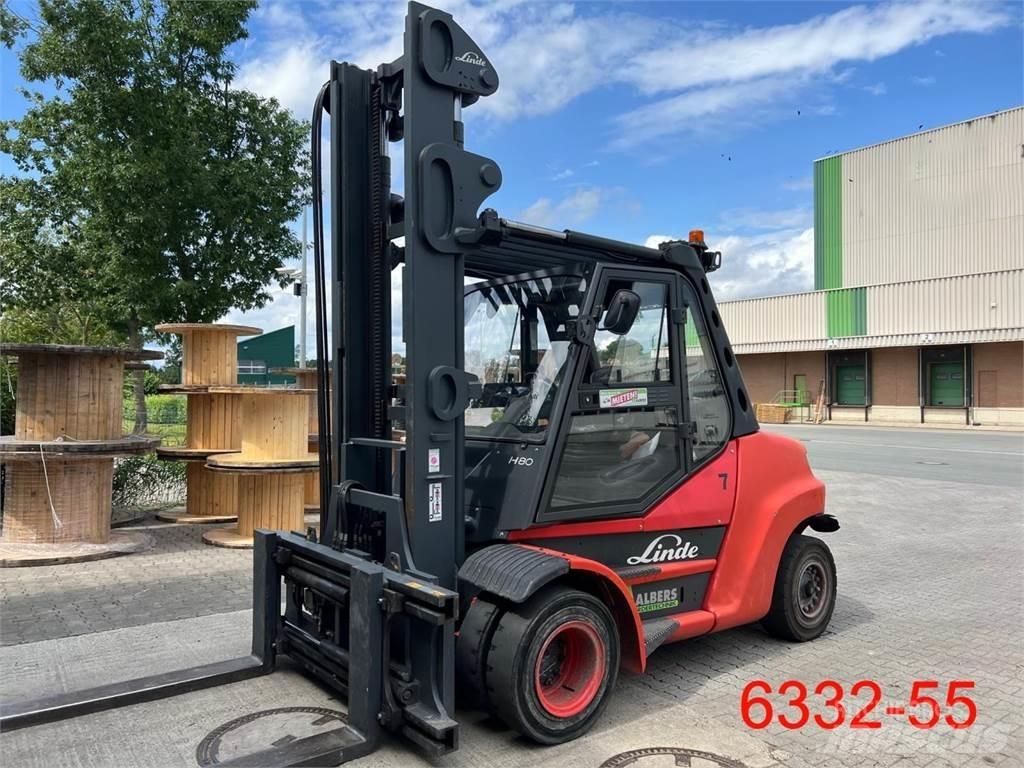 Linde H 80 D 02 900 ディーゼル・軽油
