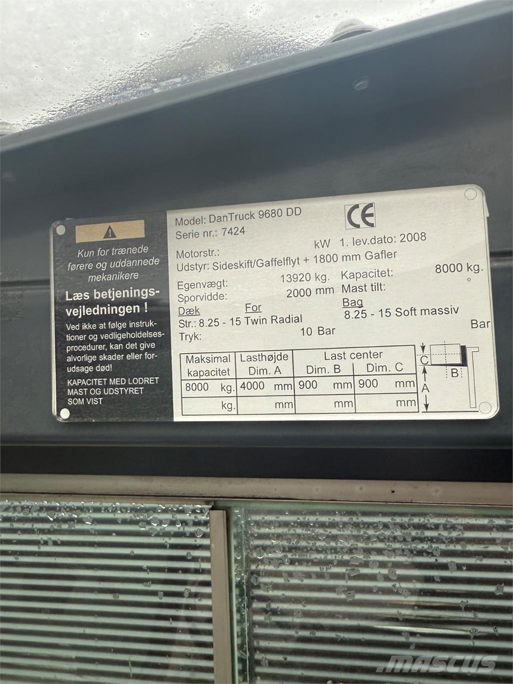 Dantruck 9680DD ディーゼル・軽油