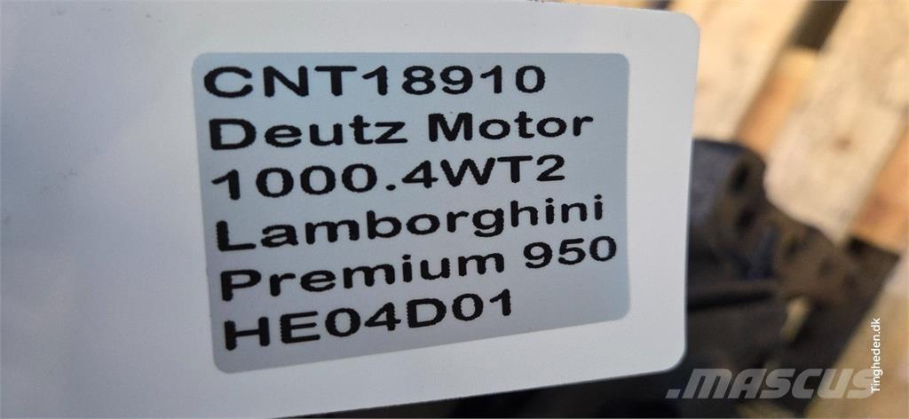 Deutz 1000.4WT2 エンジン