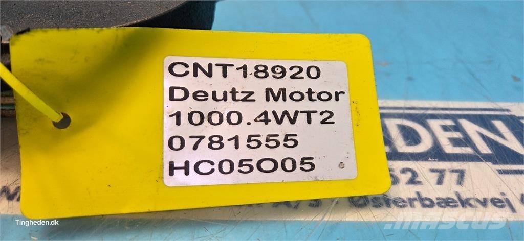 Deutz 1000.4WT2 エンジン