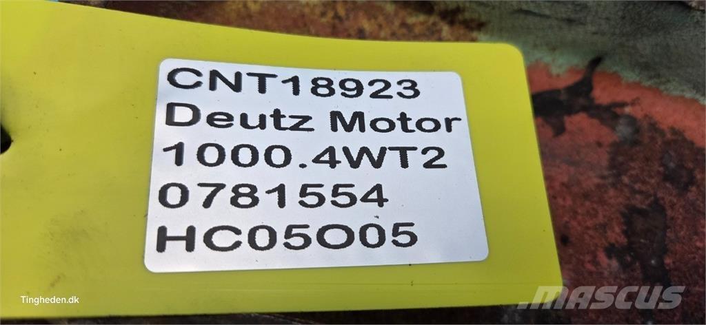 Deutz 1000.4WT2 エンジン