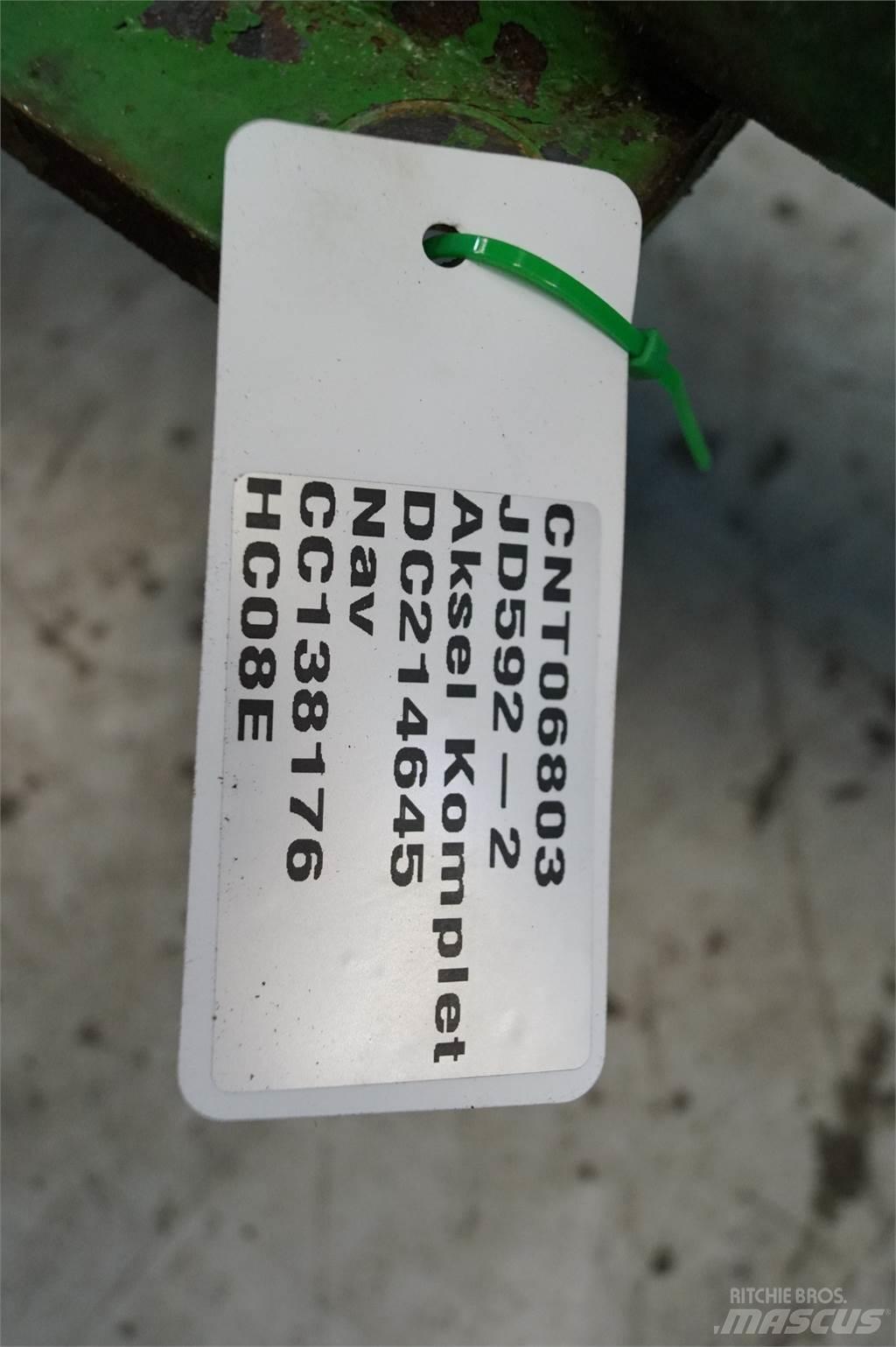 John Deere 592 アクスル